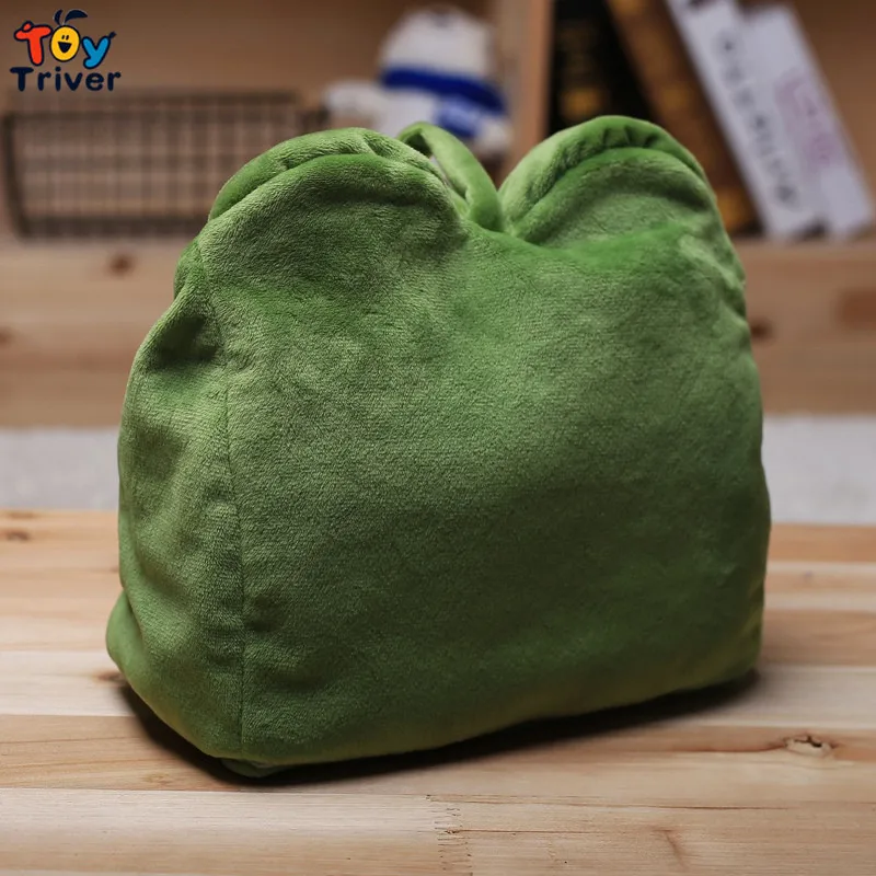Чехол для салфеток Kawaii Green Sad Frog плюшевая игрушка коробка в форме животного
