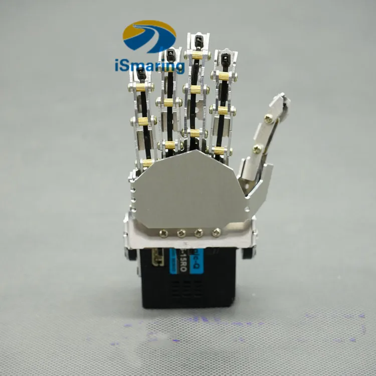 Official iSmaring Robot Metal Hand Five Fingers for Robotic Manipulator Arm Mini Bionic Humanoid with Servo Diy RC Toy | Игрушки и хобби