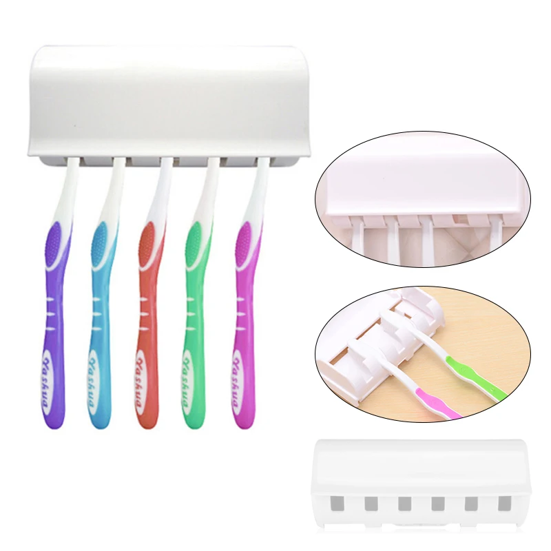 Держатель для зубной щетки ванной комнаты аксессуары чехол настенное крепление