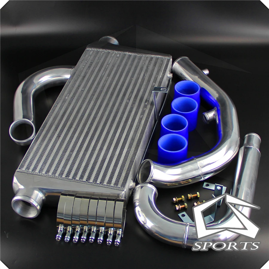 Интеркуллер FMIC + Трубопроводный комплект подходит для M * itsubishi Lancer EVO 7 8 9 CT9A 4G63 04
