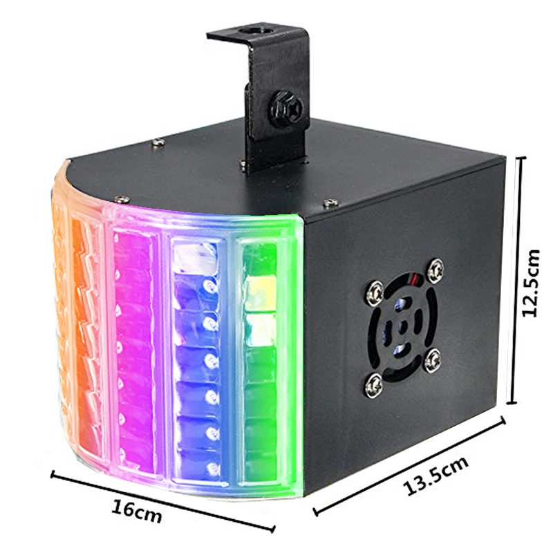 Светодиодный светильник для дискотеки 18 Вт DMX512 DJ RGB светодиодный вечерние светильник s звук активированный диско лампа для сцены светильник ing Свадьба караоке изменение цвета