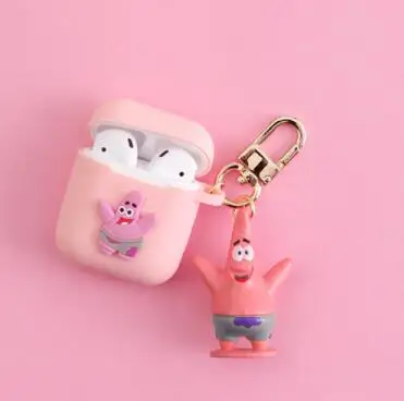 6 Милый мультяшный декоративный силиконовый чехол для Apple Airpods Чехол Air Pods аксессуары Bluetooth наушники защитная крышка брелок - Цвет: 6