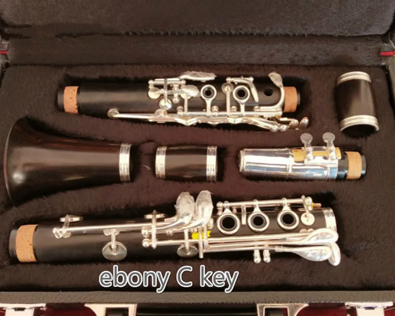 

High-Grade C key clarinet Ebony Good material and sound