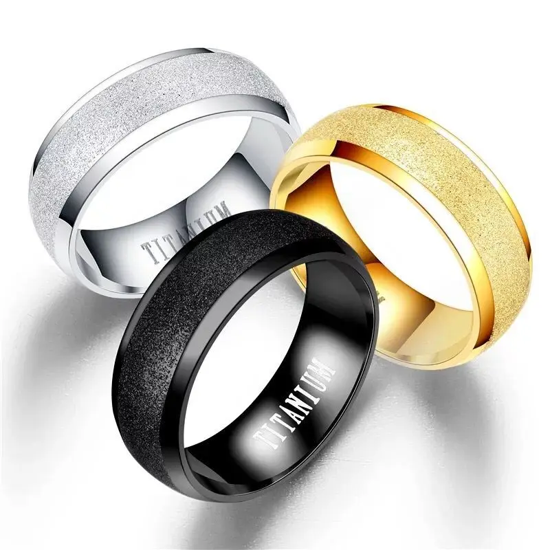Оптовая продажа ювелирных изделий (3 шт./лот) 316L Титановая Сталь 18 k/белый/черный