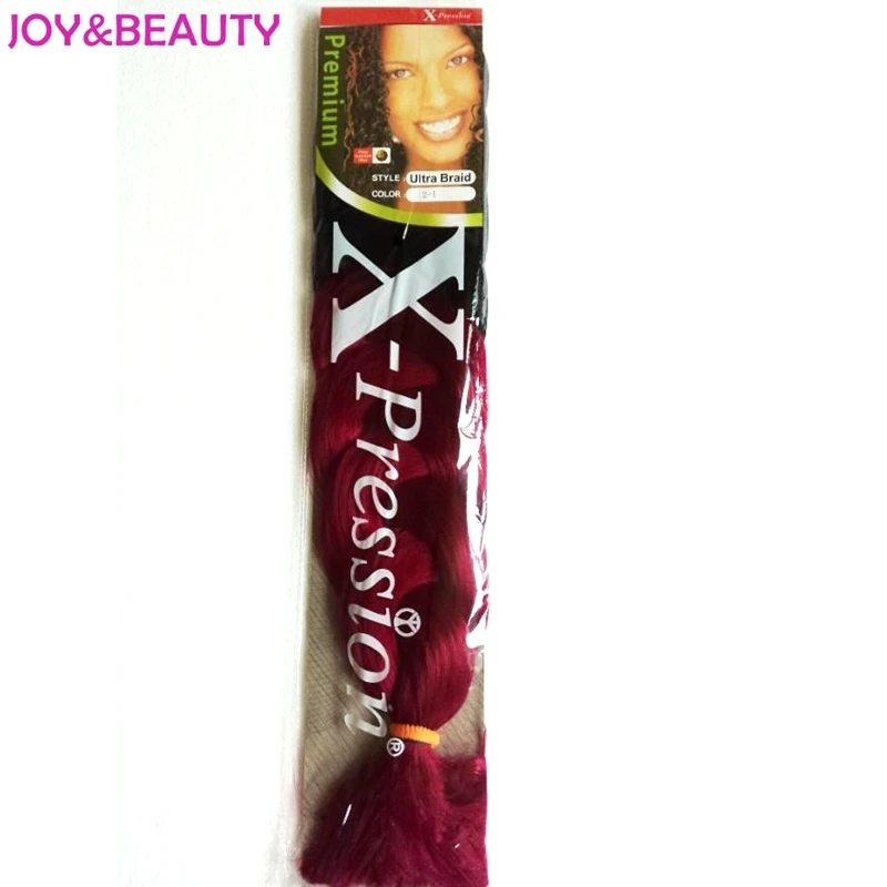 

JOY & BEAUTY, 10 цветов, 82 дюйма, искусственные волосы, 165 дюйма, два тона, вязаные крючком искусственные плетеные волосы для наращивания