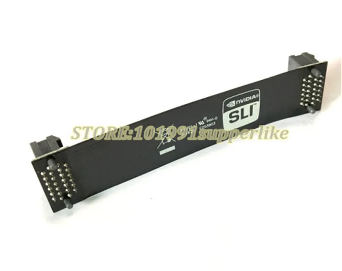 Новые поступления видеоразъем nVidia SLI Bridge PCI E 2 сторонняя мягкая 3way 4way жесткая