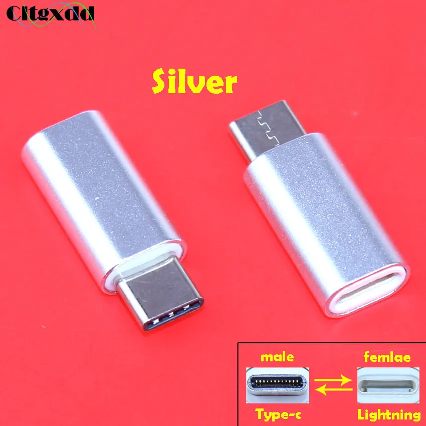 Cltgxdd Тип C папа до 8 Pin для iphone женский USB кабель конвертер зарядное устройство Type-c