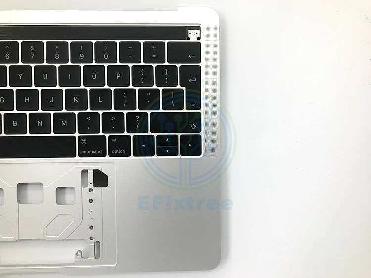 Великобритания Серебряный Topcase C корпус подставка для Macbook Pro retina 13 ''A1706 Топ чехол с раскладкой клавиатуры английский