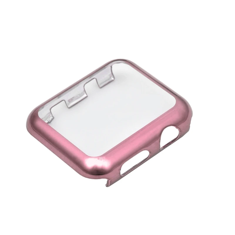 Rose Gold 1 шт 42 мм ультра-тонкая полная защитная крышка для экрана pc чехол для Apple Watch - Цвет: Rose Gold
