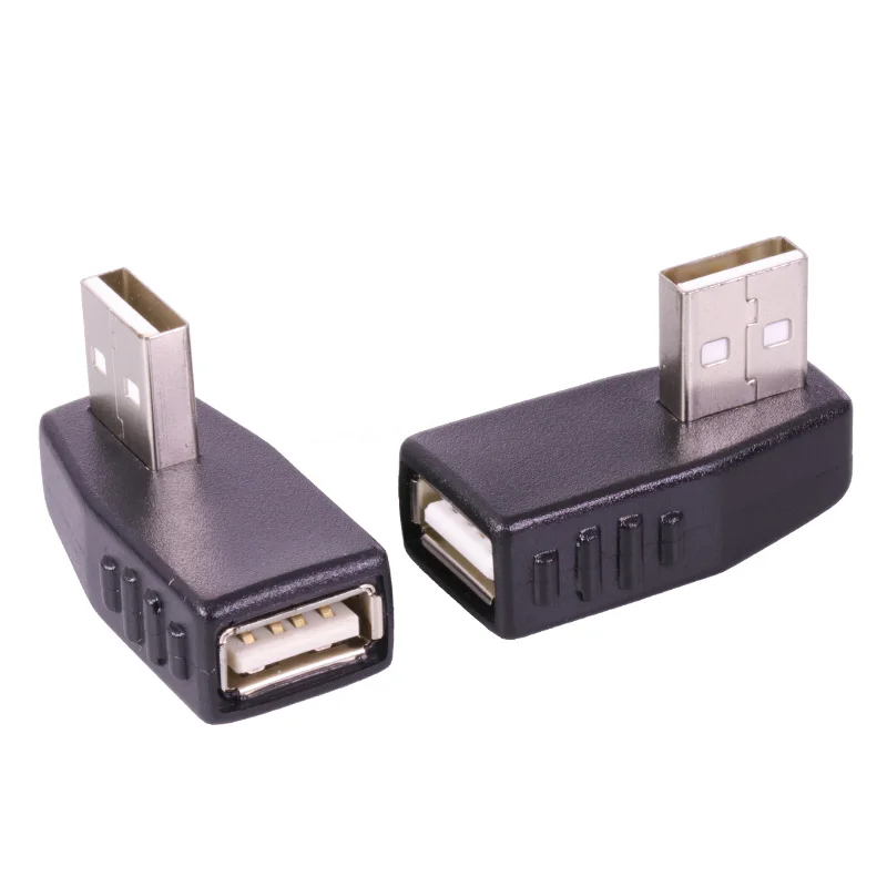USB Коннектор с углом 90 градусов адаптер переходником AM на AF для ноутбука планшета