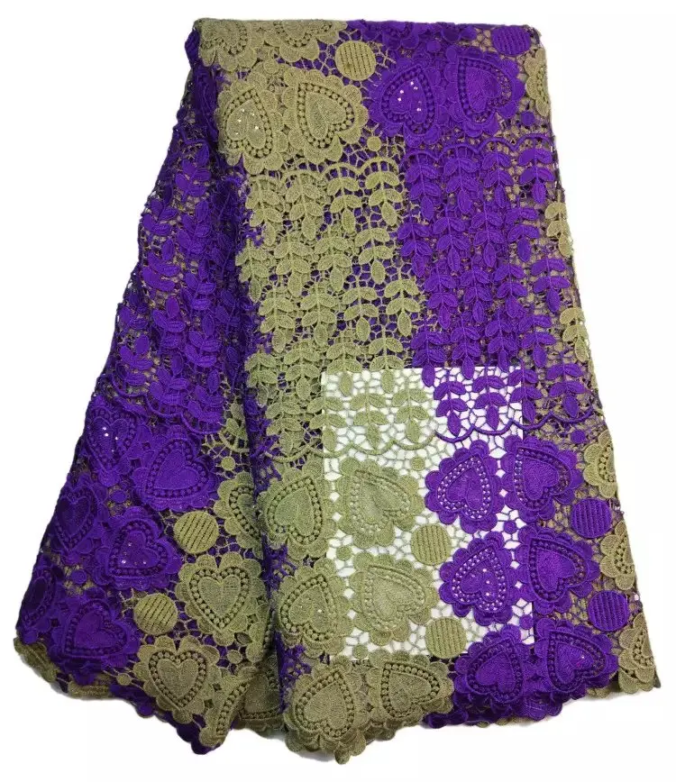 Уникальный высокое качество нигерии свадьба африканские кружевной ткани гипюр