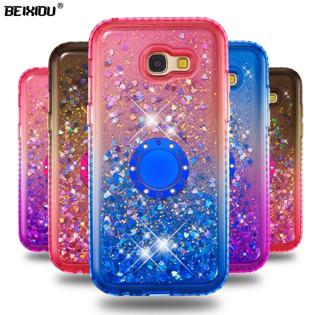 Quicksand bling Phone Case For Samsung Galaxy A5 2017 Cover TPU Back A520F 5.2" |