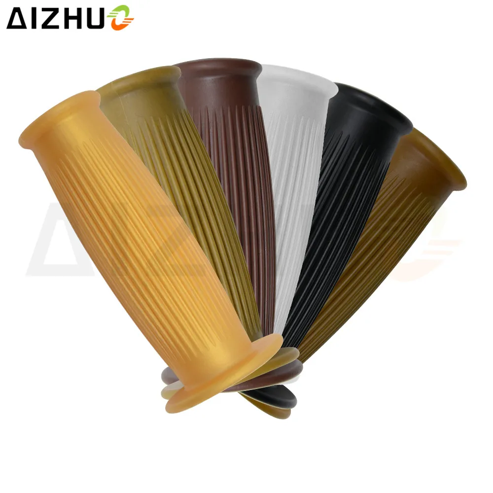 Ручки для мотоцикла Cafe Racer 25 мм силиконовые универсальные винтажные ручки SPORTSTER