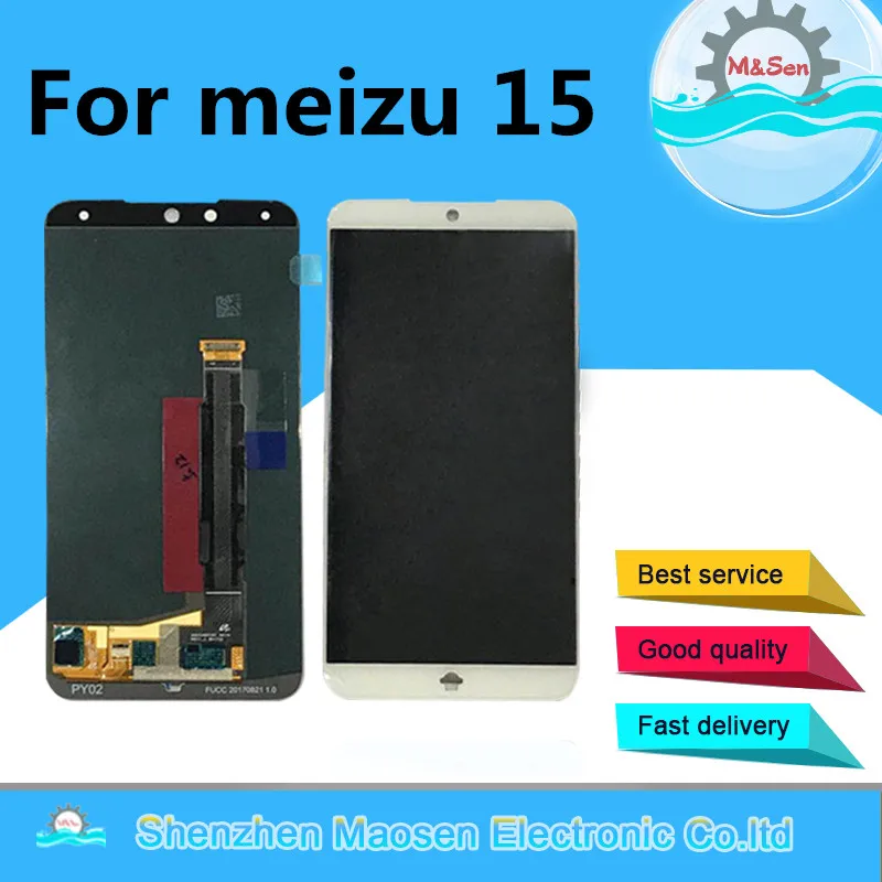 M& Sen для 5,4" Meizu 15 MX 15 M881Q M881C M881M Snapdragon 660 Super AMOLED ЖК-дисплей+ сенсорная панель дигитайзер
