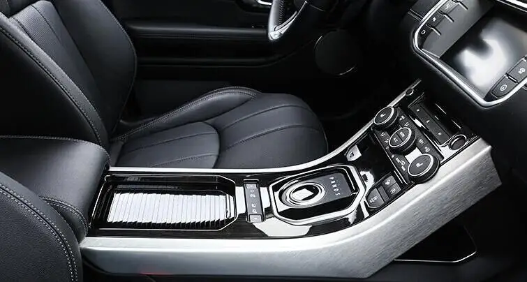 Для Range Rover Evoque 2013 2016 аксессуары центральной консоли Шестерни Панель ABS хром