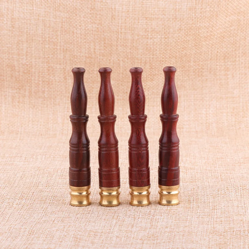Solid Wood Smok Pipe Portable Cigarette Filter Holder Creative Smoker Herb Tobacco Pipes Gifts Smoking Mouthpiece | Дом и сад