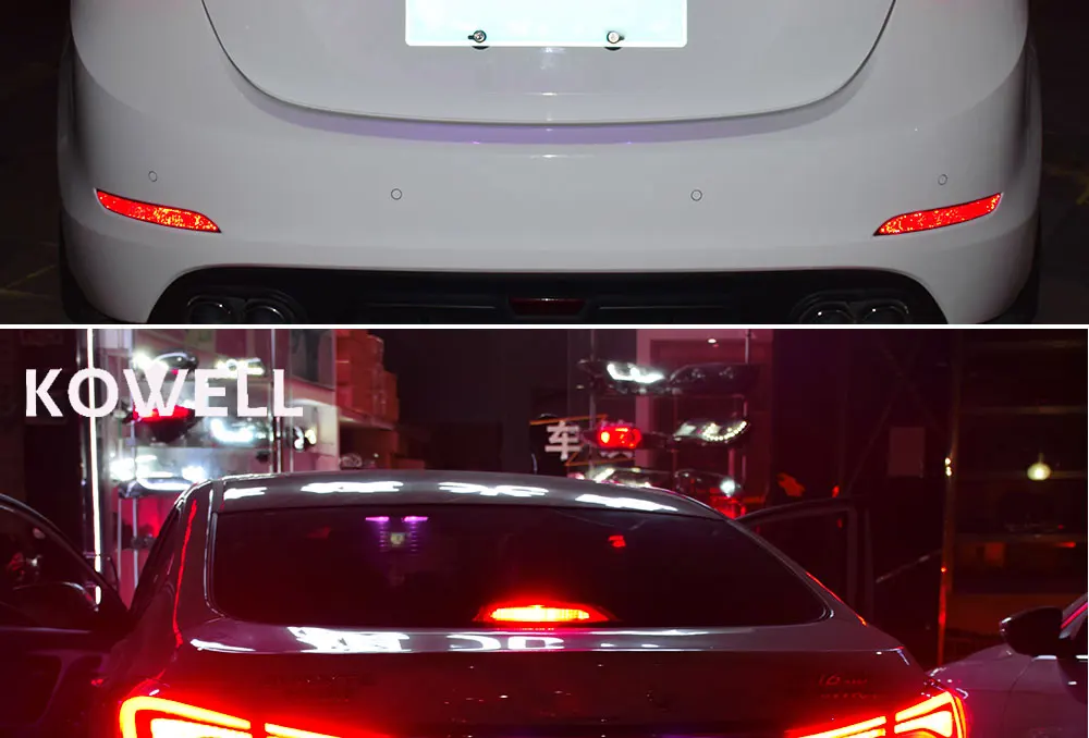 KOWELL автомобильный Стайлинг для hyundai Elantra задний светильник s 2010- Tuscon светодиодный Elantra задний светильник DRL+ тормоз+ Парк+ сигнал