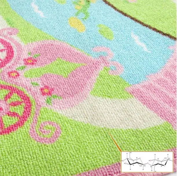 Huahoo девочки спальня ковры нейлон мультфильм дети гостиная carpet замок в стиле|bedroom