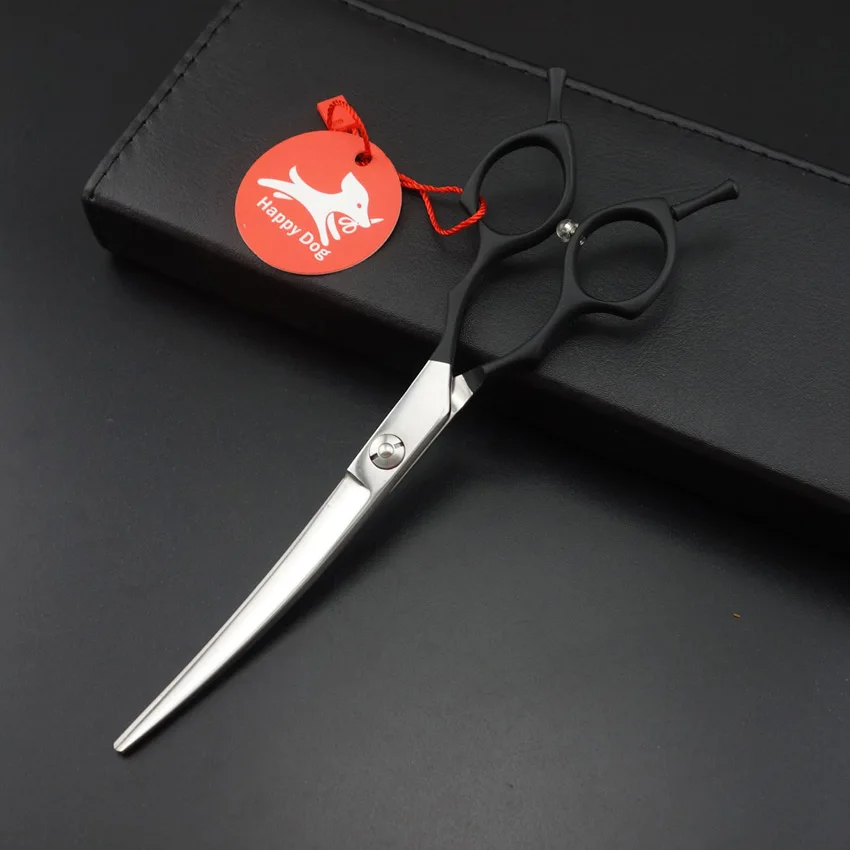 Профессиональные ножницы для груминга собак и кошек 6 5 дюйма изогнутые левой