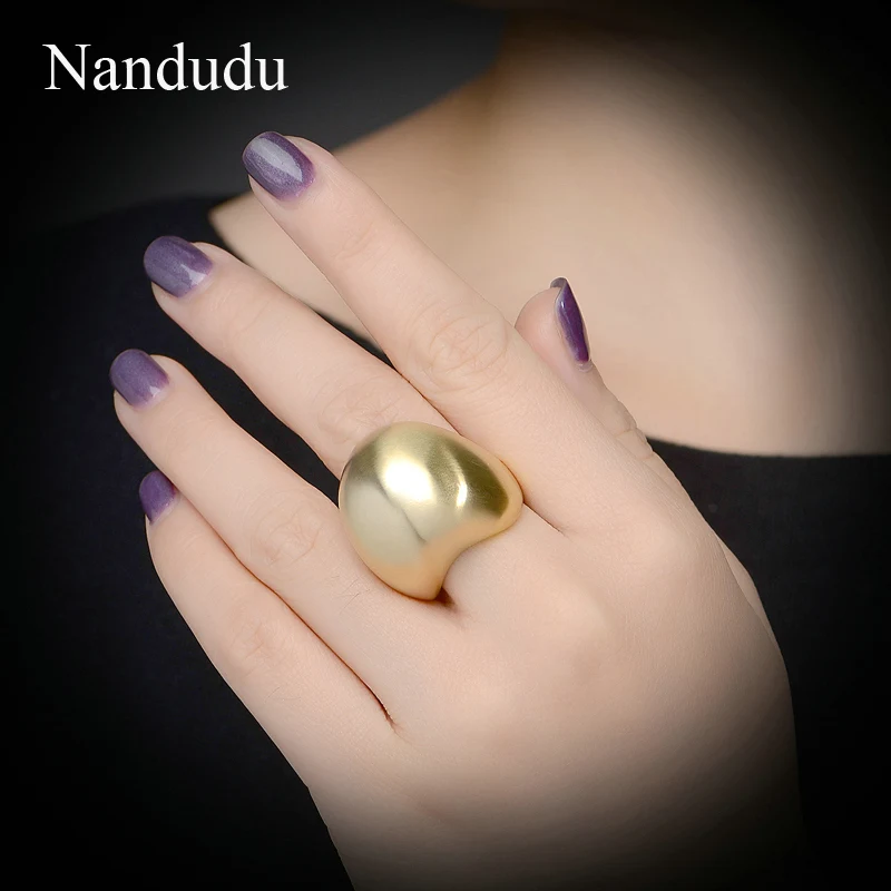 Nandudu FLASH распродажа в стиле панк медные матовые кольца модные ювелирные изделия