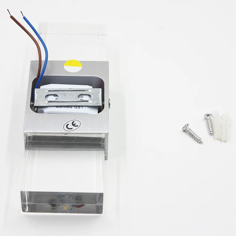 6W LED акриловое бра современный настенный светильник с алюминиевой внутренней