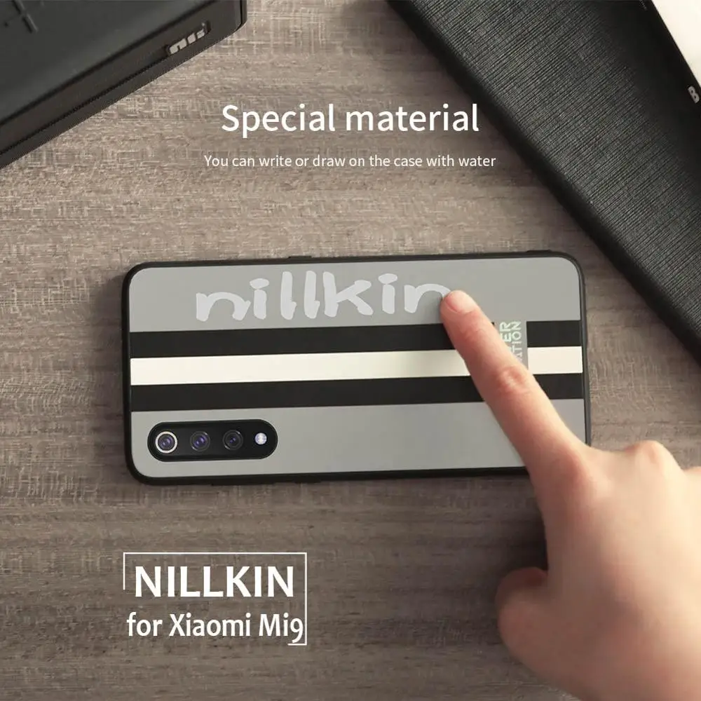 Чехол Nillkin для Xiaomi Mi9 Mi 9 Explorer спортивный дизайн панель из закаленного стекла чехол