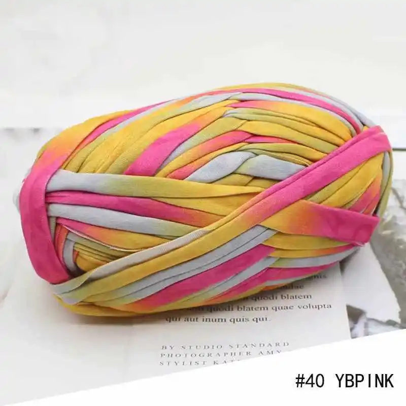 X09-40 1 шт = 100 г толщина толстые diy ручной работы Вязание крючком Корзина Игрушки-одеяла пряжа - Цвет: X09-40