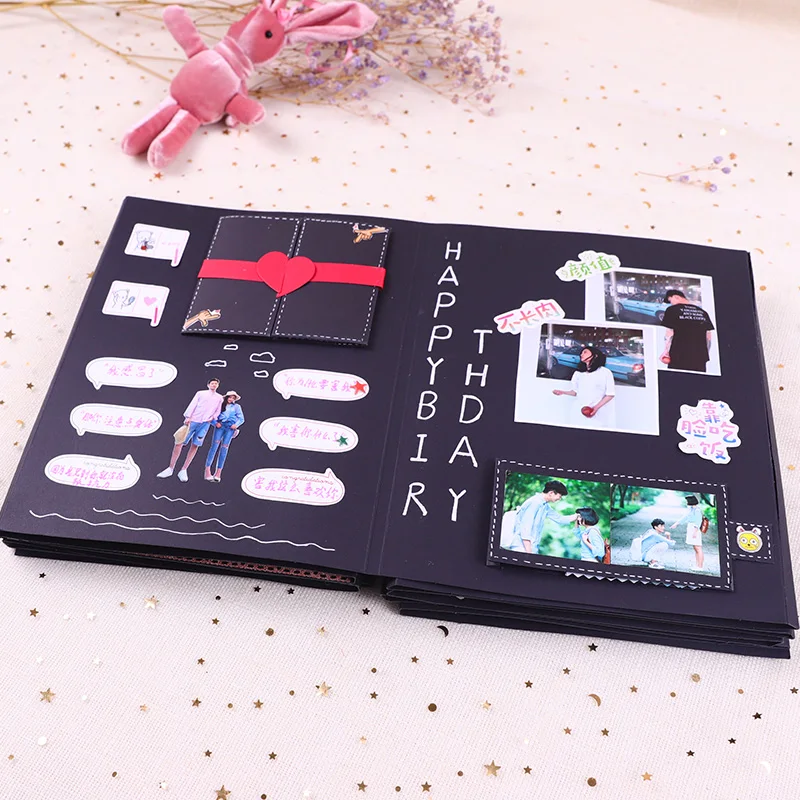 Organ photo album diy handmade creative child growth manual custom scrapbook gift baby book memories | Дом и сад