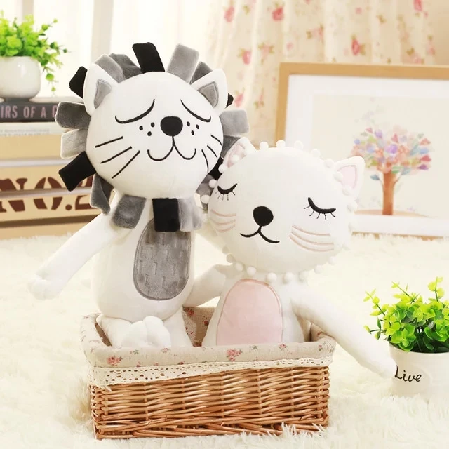 Плюшевые игрушки Emily &amp Meritt Cat Lion Instagram /Ins мягкие животные для малышей подарок