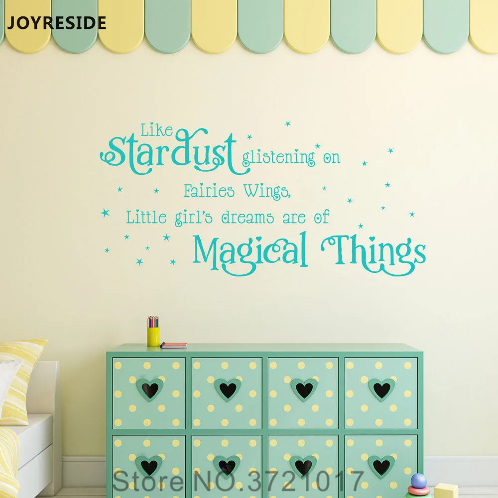 Joyliving как Звездная пыль блестящая на сказочных крыльях настенная наклейка