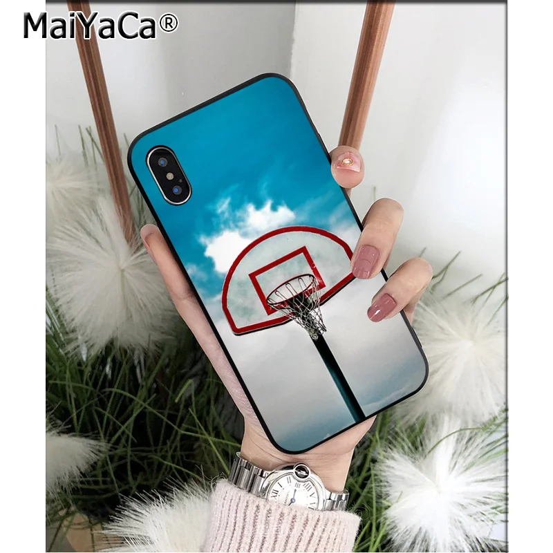 MaiYaCa баскетбольная корзина высокого качества чехол для телефона для iPhone 6S 6plus 7plus 8 8Plus X Xs MAX 5 5S XR