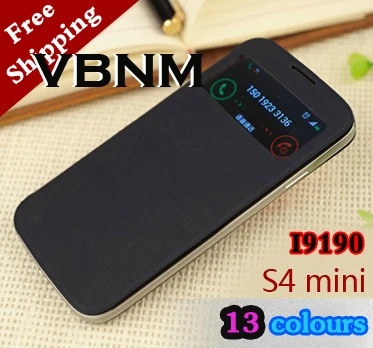 Смарт-чехол с функцией сна, кожаный флип-чехол для Samsung Galaxy S4 Mini I9190 I9192 I9195