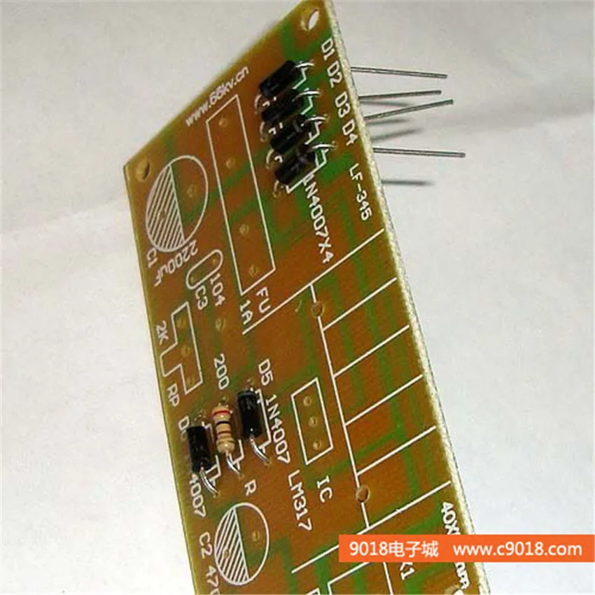 CNIKESIN Diy kit LM317 Регулируемый Напряжение Мощность производство электронная схема