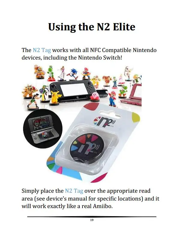 N2 Elite эмулятор NFC считыватель все в 1 Ntag215 для AMIIBO NEW 3DS XL/переключатель NS игра NFC карта Монета Zelda Super Mario super smash