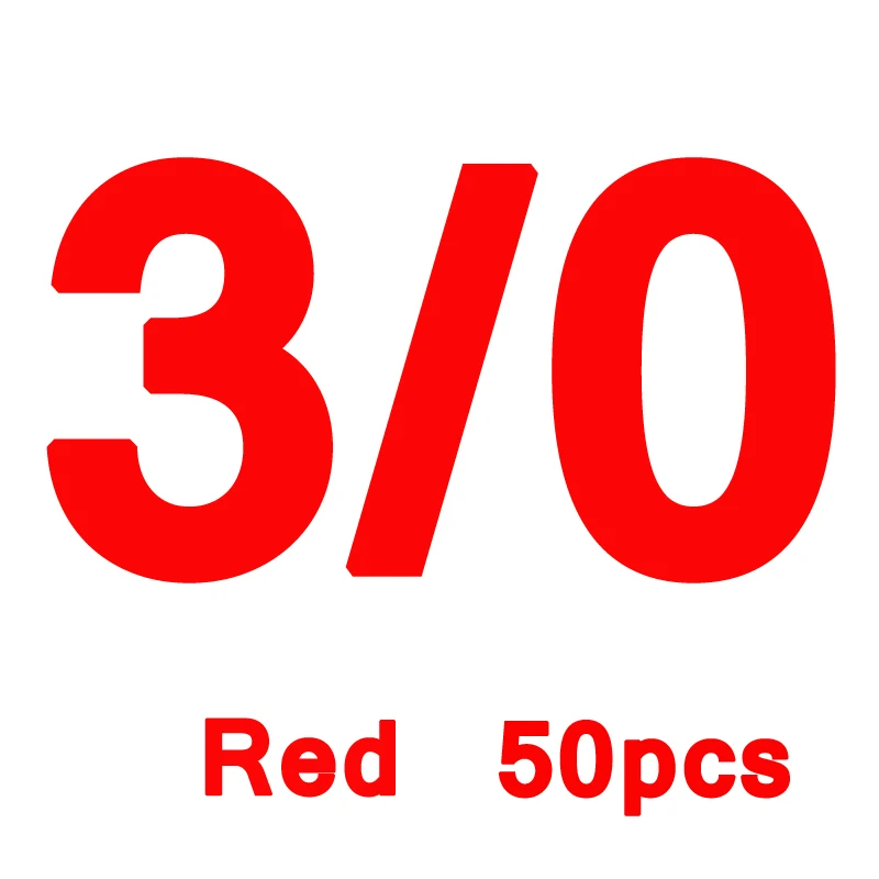50 шт./лот, набор рыболовных крючков 2#1#1/0#2/0#3/0# крючок-джиг, одинарные крючки, высокое качество, крючок для мягкой приманки - Цвет: A