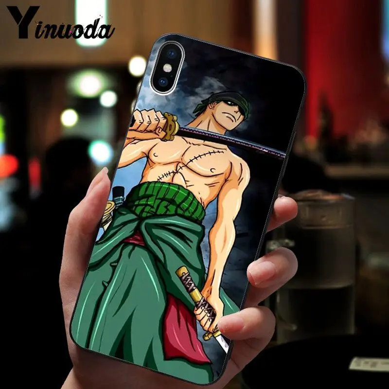 11pro MAX one piece Roronoa Zoro DIY Окрашенные красивые аксессуары для телефонов Чехол iPhone 8 7 6 6S