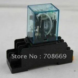 Реле мощности катушки 12 В постоянного тока MY3NJ HH53P-L 11Pin 3NO 3NC 5A с цоколем PYF11A |