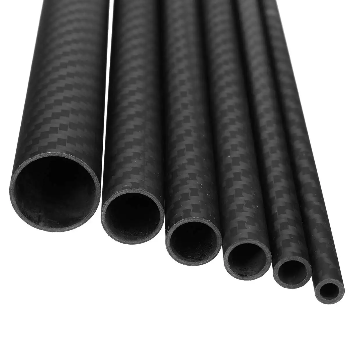 6 Size 3K Matte Surface Twill Carbon Fiber Tube for Drone DIY Quadcopter Frame Arm Landing Gear Rc Car Kit Length 300mm | Игрушки и