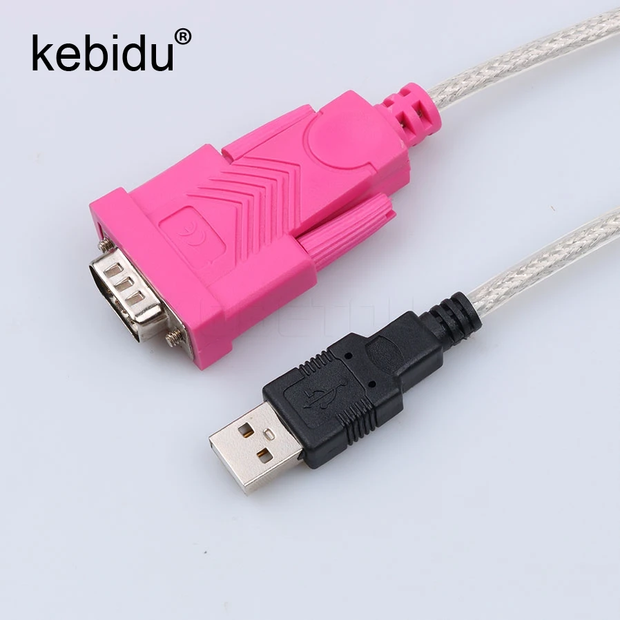 Kebidu двойной Чипсет 1.45 м USB 2.0 RS232 Серийный адаптер конвертер кабель для передачи