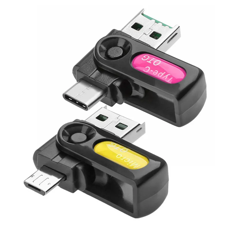 2в1 Type C / Micro USB телефон U диск адаптер смартфон Запчасти для ноутбука Аксессуары SD TF