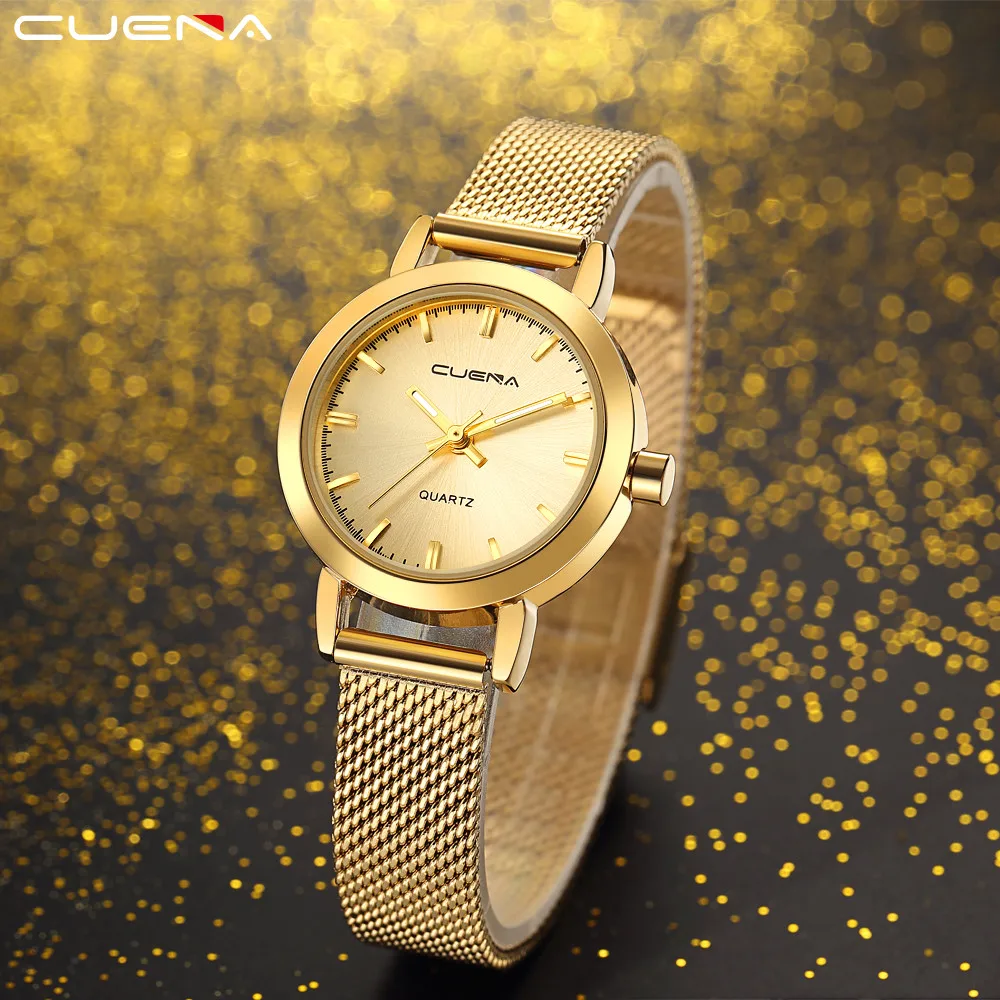 Женские наручные часы reloj mujer женские кварцевые из нержавеющей стали сетчатые
