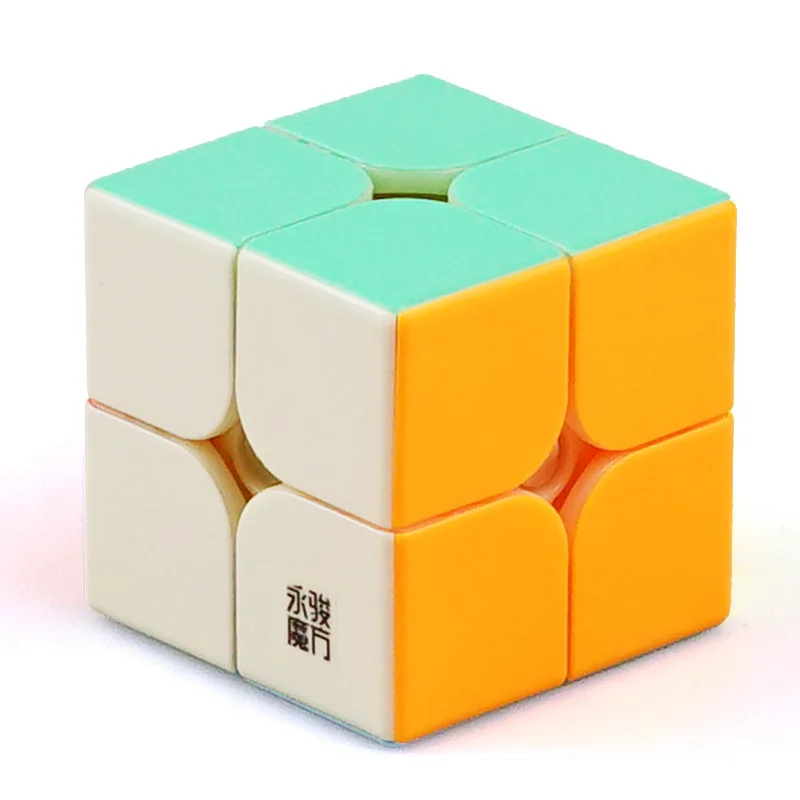 Yongjun Yupo 2x2x2 2 Магнитный куб 2x2 скоростной Куб ВОЛШЕБНЫЙ магнит Cubo Magico 2*2 магниты прозрачный пазл черная Игра Головоломка Neo кубик рубика магнитный