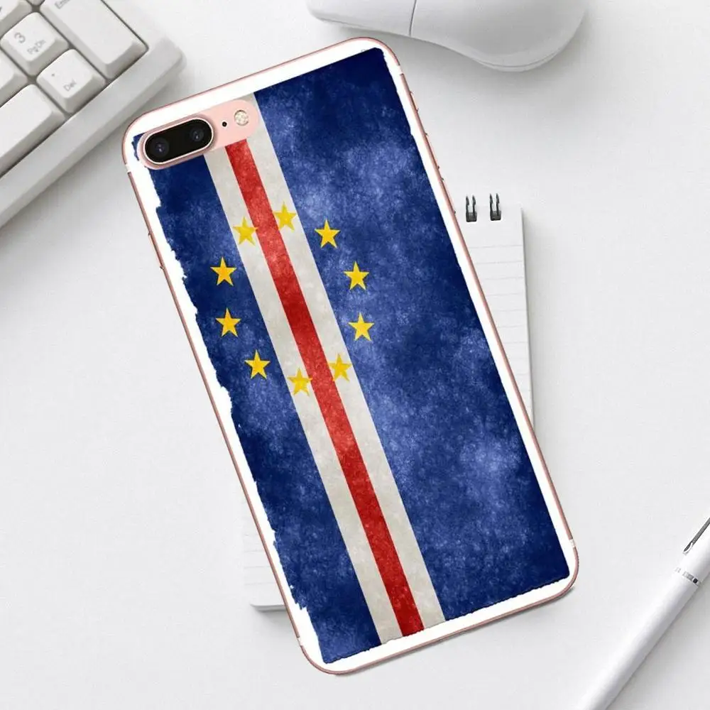 TPU модный флаг Кабо Верде Флаги других стран для iPhone 4 4S 5 5C SE 6 6S 7 8 Plus X XS Max XR Galaxy A3 A5 J1