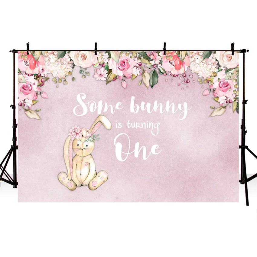 MEHOFOTO на день рождения фон для Baby Shower или вечеринки по случаю розовый Петтер