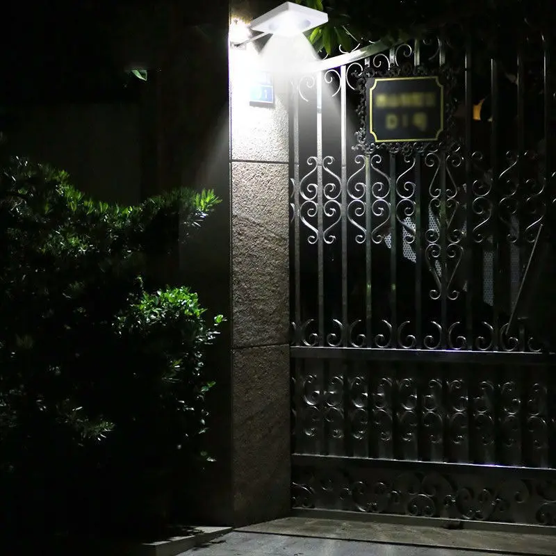 Светодиодный солнечный датчик движения настенный светильник уличный садовый