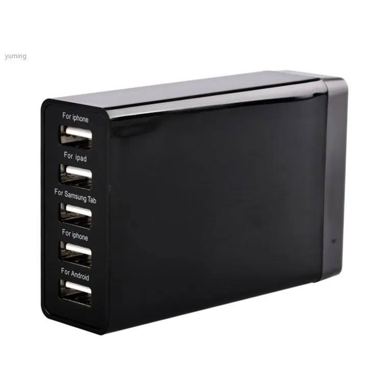 EU Plug 25W AC 110-220V 1000mA 5 Ports USB Charger For Mobile phone 22 |