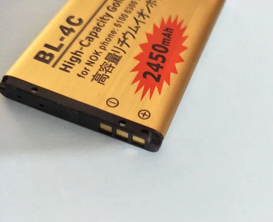 AZK Gold BL-4C battery for Nokia 6100 6300 6260 6125 6136S 6170 6301 7705 7200 7270 8208 1506 1508 1661 BL4C Phone Battery | Мобильные