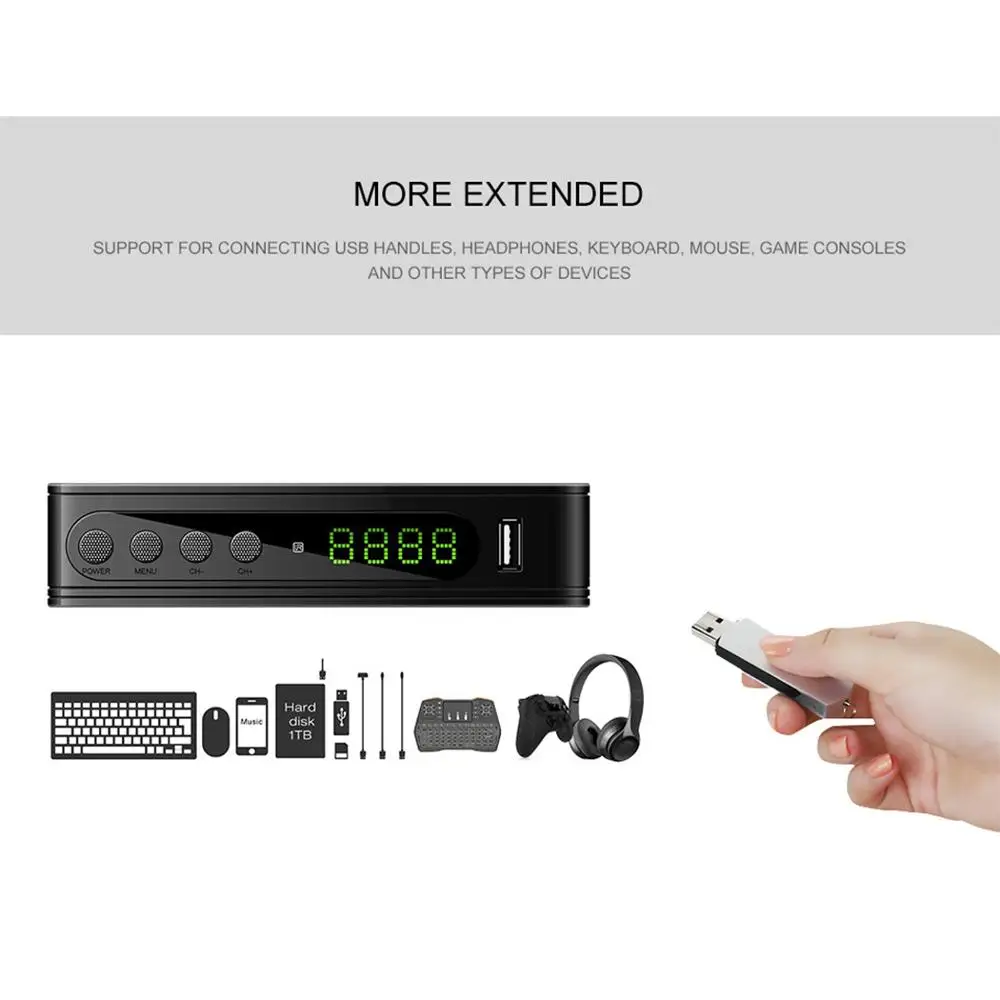 U2C dvb t2 tv tuner тв приставка для России тюнер Wifi receiver vga цифрового iptv HD TV Box c Служба