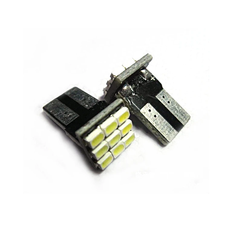 Keyecu 4 штуки DC 12V 6500K T10 клин 1206 9-SMD W5W 168 194 2825 161 158 192 Сверхбелый интерьерный светодиодный автомобильный лампочка.