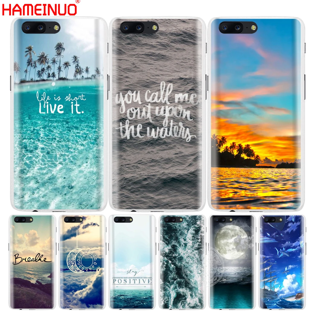 HAMEINUO Красивый Океан крышка с пейзажем чехол для телефона Oneplus one plus 5 т 3 2 X A3000 A5000 |
